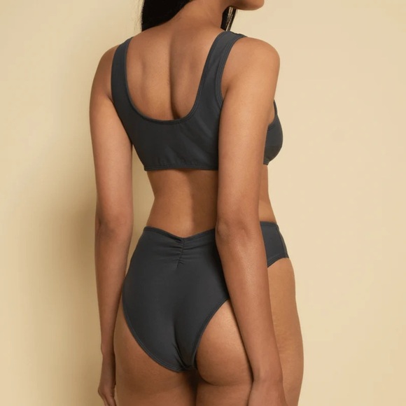 New! Montce Ky charcoal cutout monokini one piece swimsuit 1060 - Picture 11 of 11
